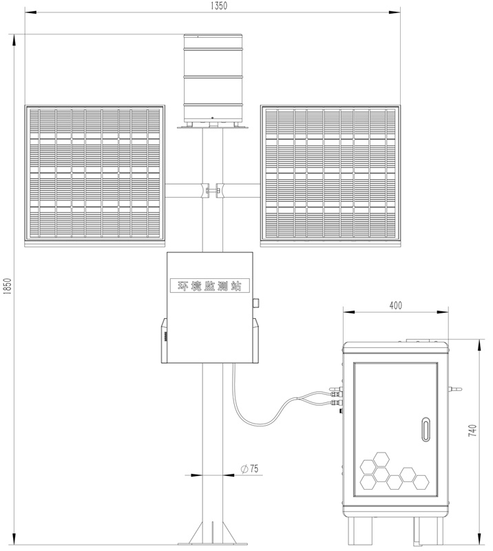 泥沙自动监测设备产品尺寸